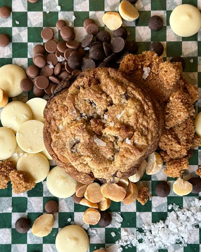 Triple Chocolate Toffeenut Cookie